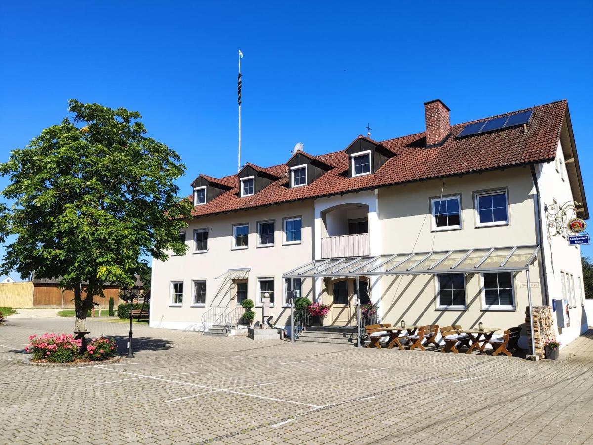 Landgasthof Braun Mindelstetten Esterno foto