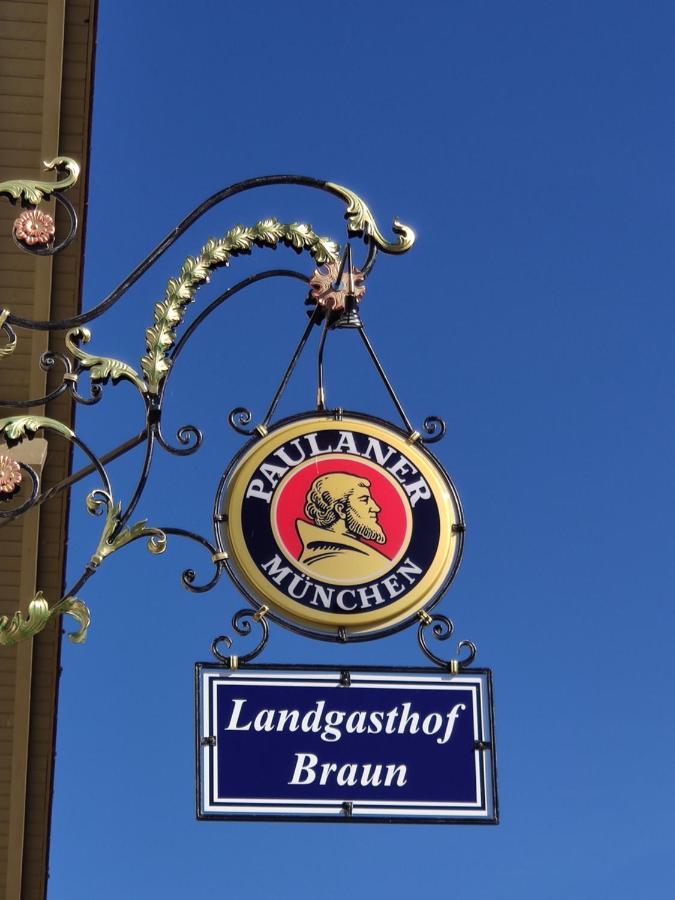 Landgasthof Braun Mindelstetten Esterno foto